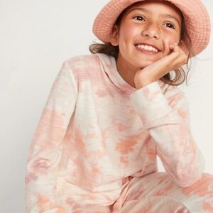 NWOT Cozy-Knit Tie-Dye Twist-Hem Pullover Hoodie & Jogger Leggings…